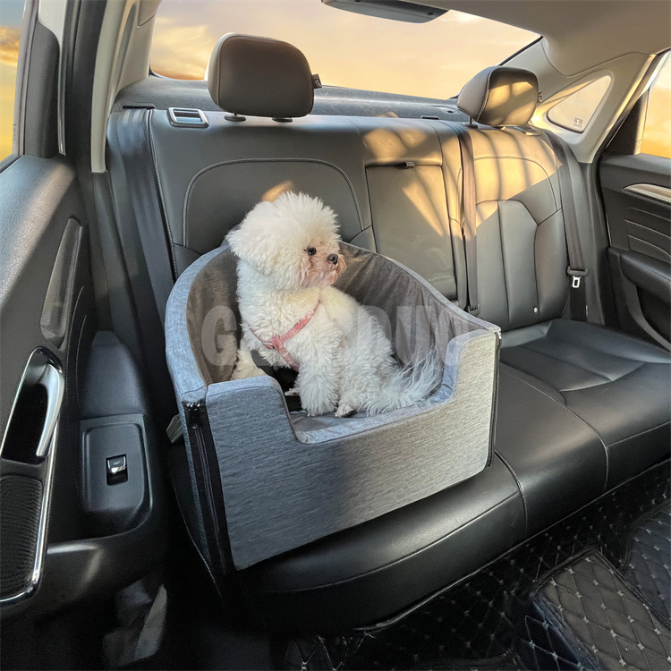 Dog Car Seat Booster Pet Safe Car Bucket Seat Sofa With Seatbelt GRDO-22