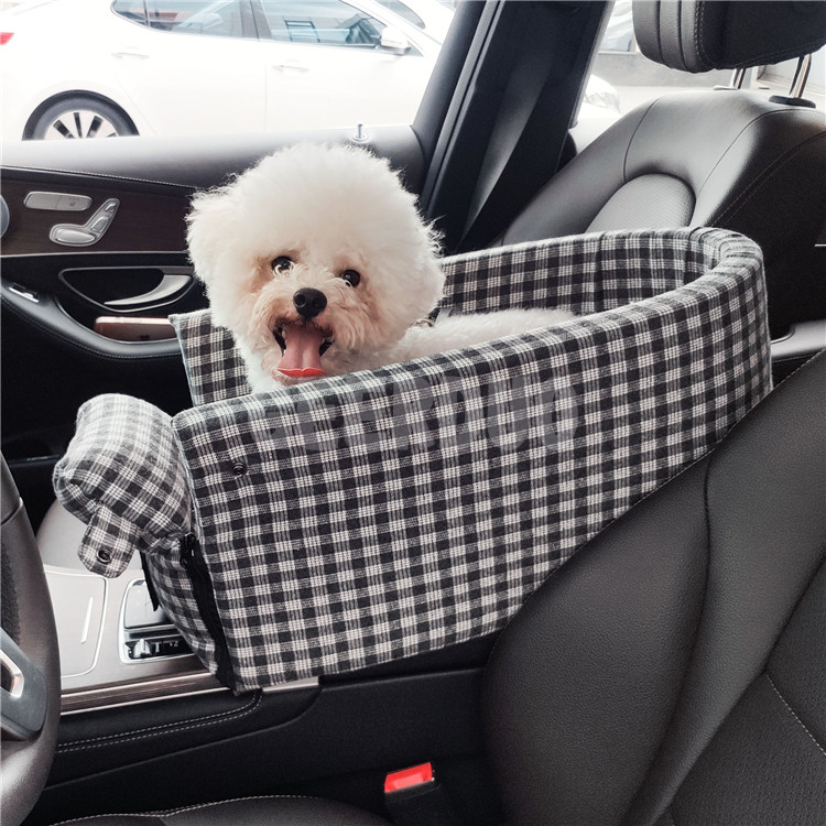 Dog Booster Car Seat Center Console Pet Booster Car Seat Dog Cat Travel Seat GRDO-19
