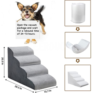 Pet Stairs for High Beds and Couches Machine Foldable Cover GRDCS-5