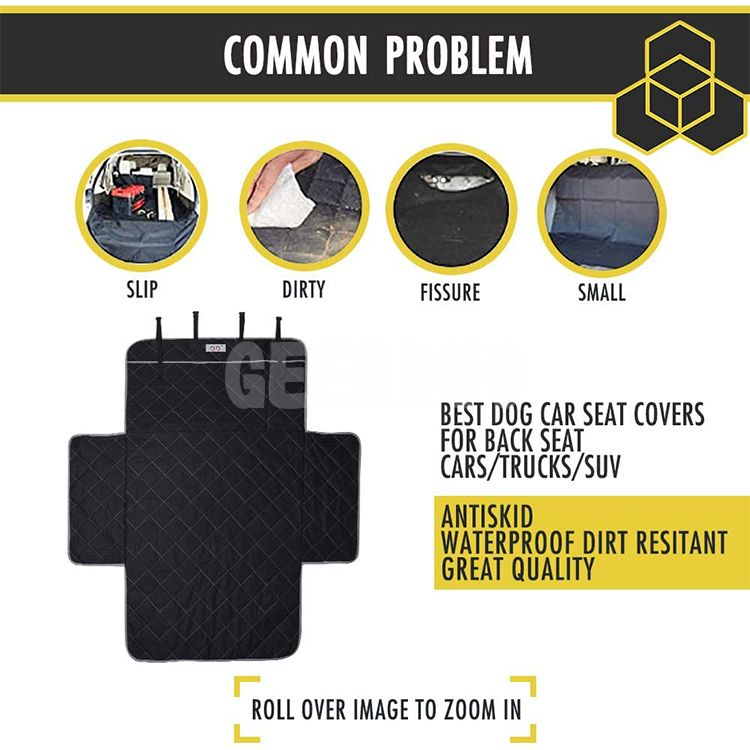 SUV Cargo Liner Waterproof Nonslip Dog Seat Cover Mat GRDSC-14