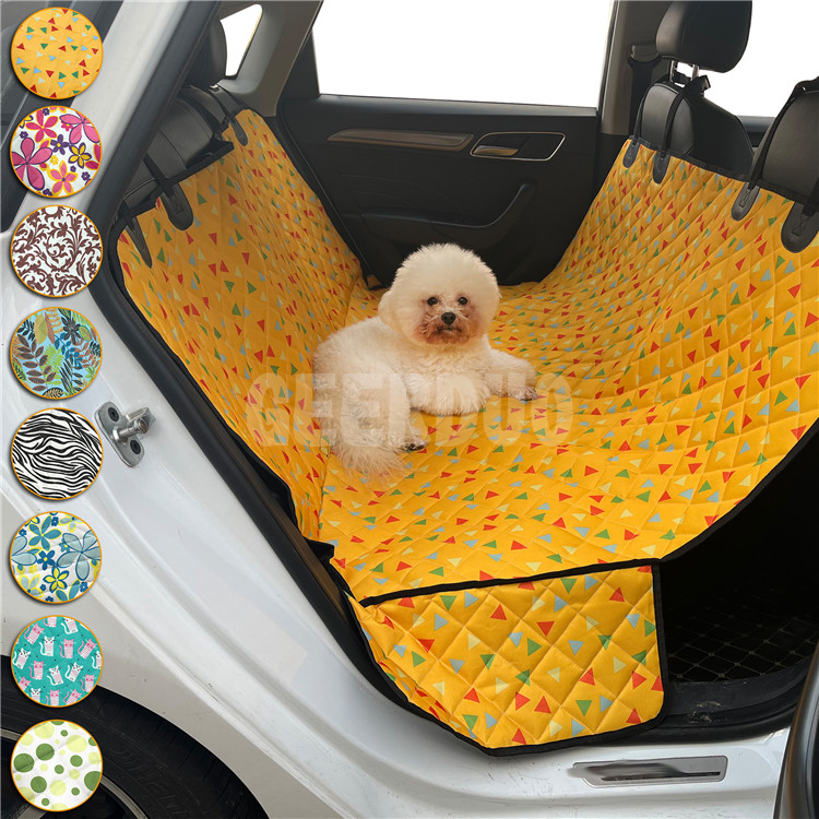 Custom Printing Pattern Dog Car Back Seat Protector GRDSB-17