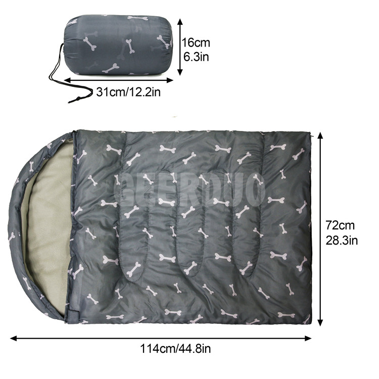 New Pattern Packable Dog Sleeping Bag GRDEE-2