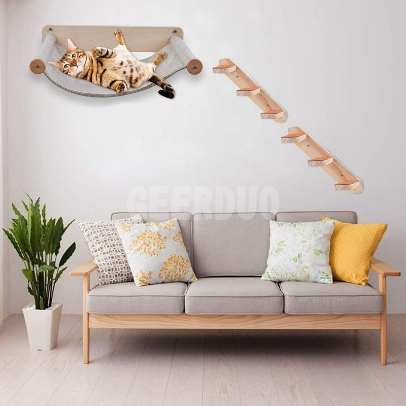 Cat Hammocks Wall Mounted for Indoor Cats - Shelves and Perches for Wall GRDDH-8