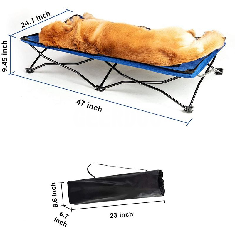 Large Elevated Dog Bed Cot Cooling Raised Pet Cots GRDDE-6