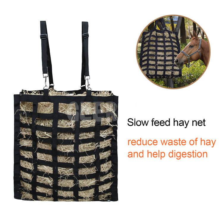 Four-Sided Slow Feed Horse Hay Bag GRDBH-5