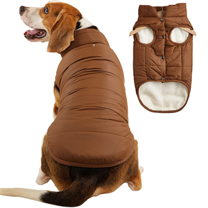  Winter Windproof Dog Coats Cold Weather Coats Warm Fleece Lined GRDAC-10