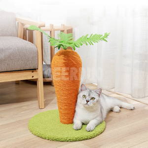 Carrot Cat Scratching Post Designed for Vertical Scratch GRDTR -4
