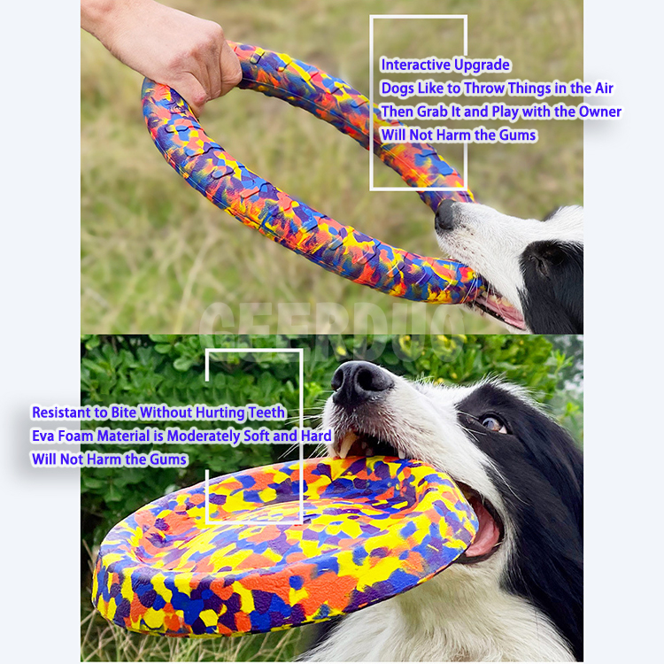 Flippy Flopper Dog Frisbee Interactive Dog Toys GRDTD-7