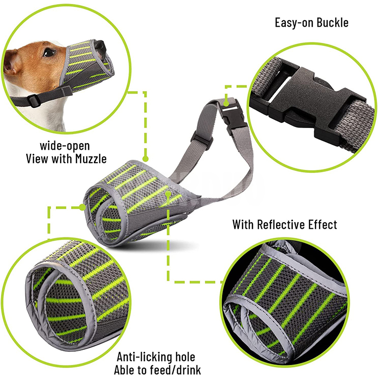 Anti-Biting Barking Pet Muzzles Mouth Cover GRDHM-3