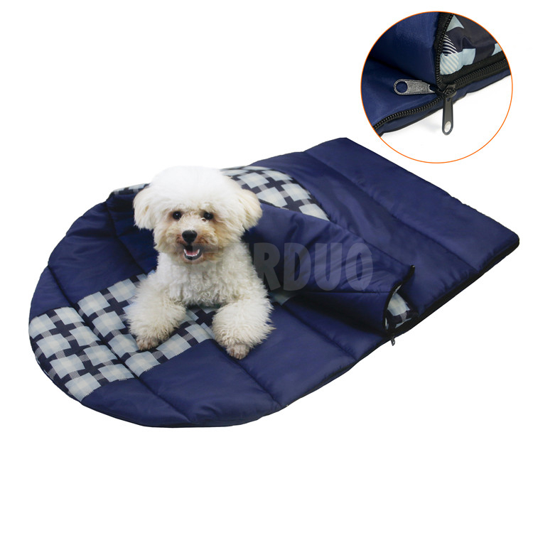 Portable Packable Dog Sleeping Bag Bed with Storage Bag GRDEE-1