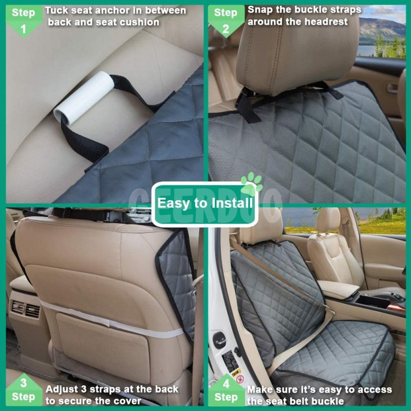 Waterproof Front Seat Cover for Dogs GRDSF-3