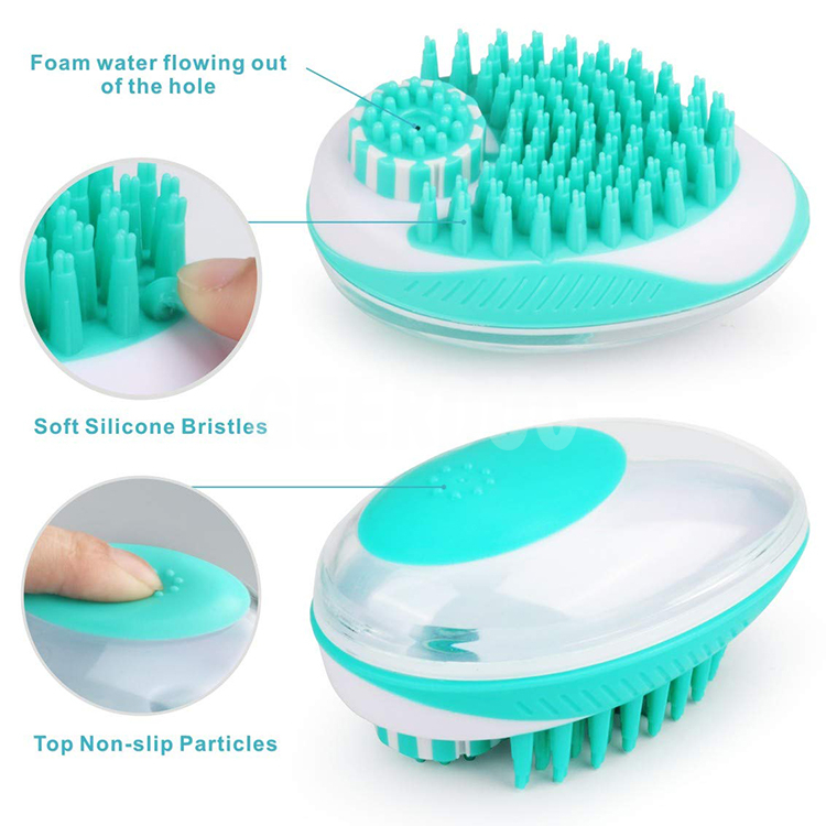 Soft Smoothing Pet Bath Grooming Brush for Cats GRDGT-6