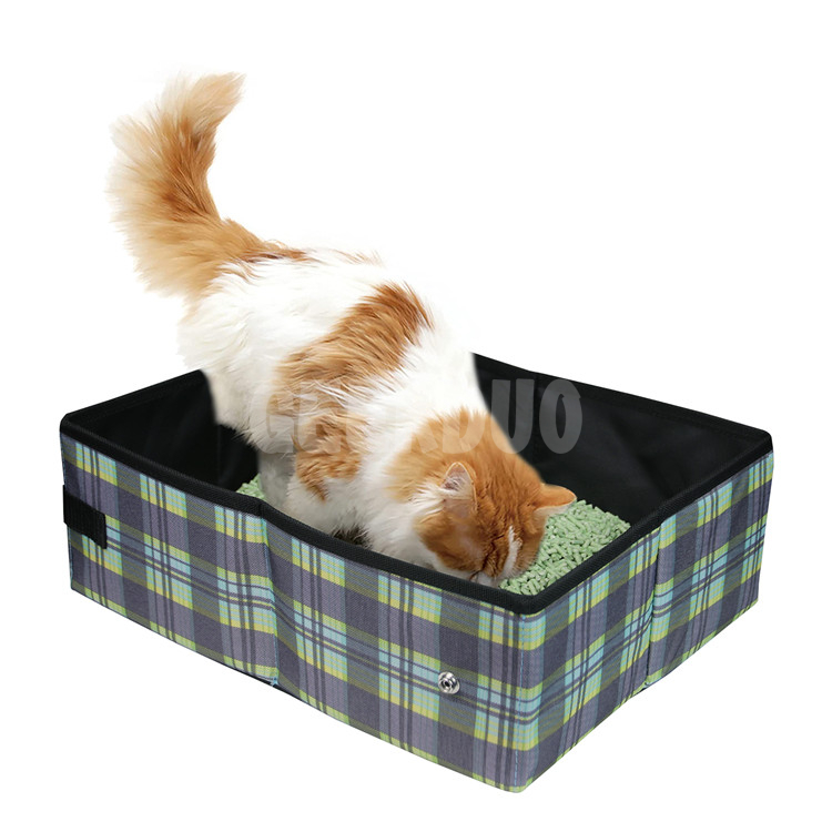 Portable Collapsible Travel Cat Litter Box GRDGL-2