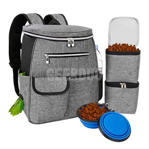 Dog Travel Backpack Organizer with Poop Bag Dispenser GRDBT- 5