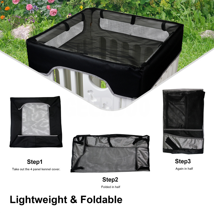 UV/Rain Protective Shaded Mesh Pet Cage Top Cover GRDCO-2