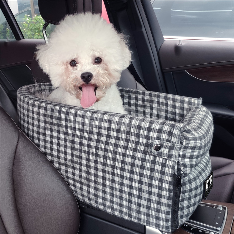 Dog Booster Car Seat Center Console Dog Pet Booster Car Seat Dog Cat Travel Seat GRDO-19