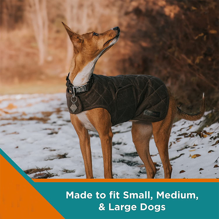 Pets Wax Dog Jacket - Dog Coats to Keep Cozy on Colder Winter Days, GRDAC-6