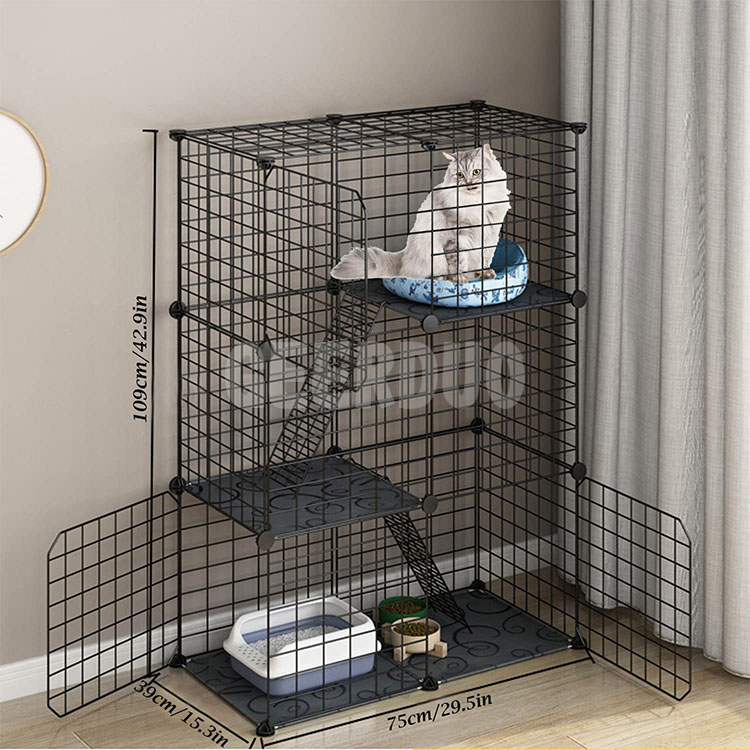 Cat Cage Pet Playpen Cat Crate Kennels GRDCC-8