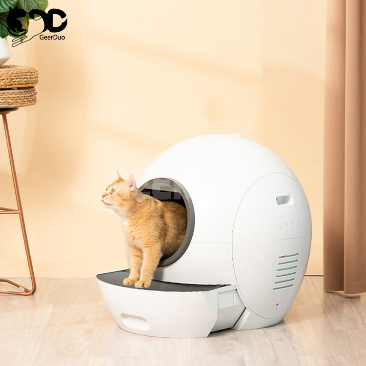 High Quality WIFI Dual Version Closed Intelligent Smart Self Cleaning Automatic Cat Litter Box GRDSP-3
