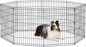 Pet Products Foldable Metal Exercise Pen & Pet Playpen GRDCP-1