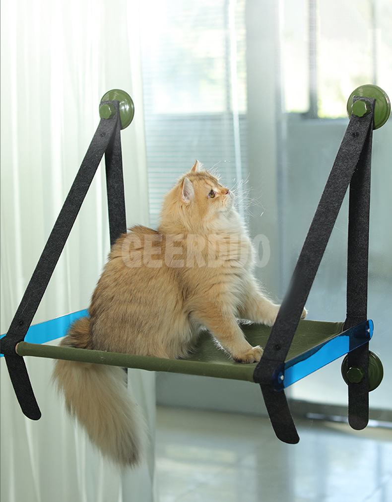 Foldable Cat Hammock Withstand Large Cats Over GRDDH-5
