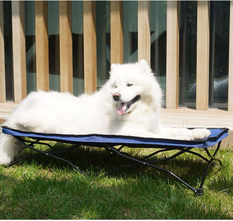 Large Elevated Dog Bed Cot Cooling Raised Pet Cots GRDDE-6