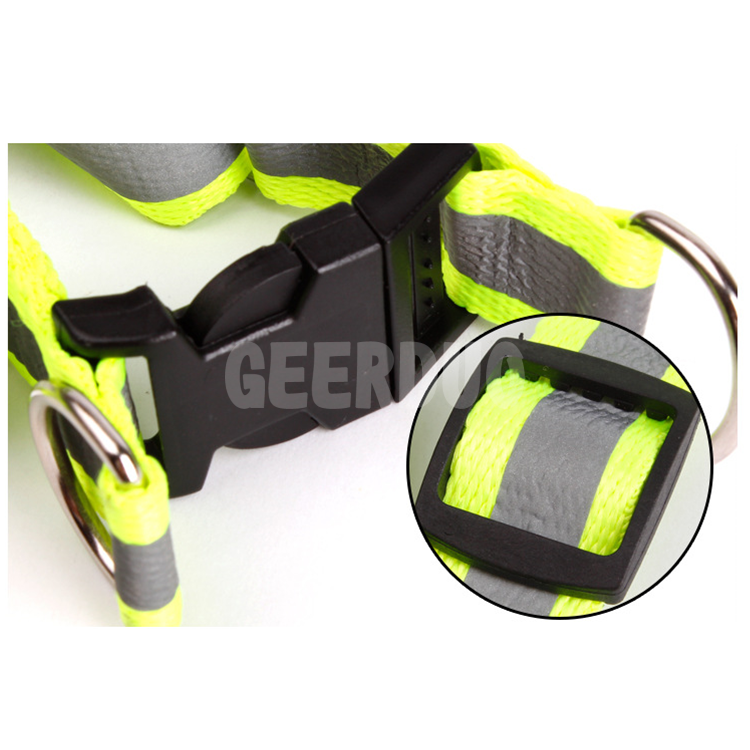 Reflective Rope Dog Walking Collar Leash GRDHL-7