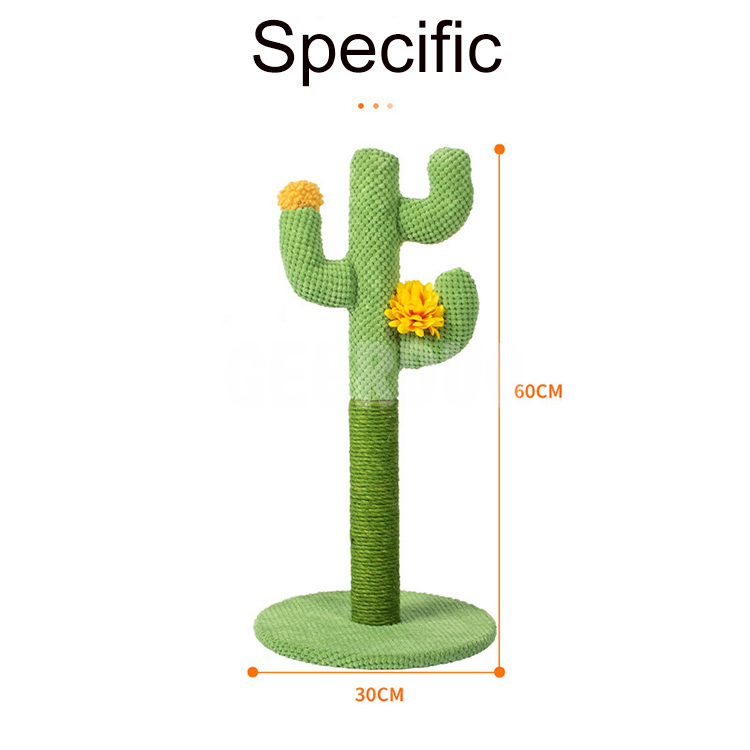 Cactus Cat Scratching Post Designed for Stretch and Climb GRDTR-5