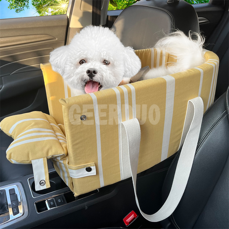 Portable pet Car Seat Washable Booster on Car Armrest GRDO-20