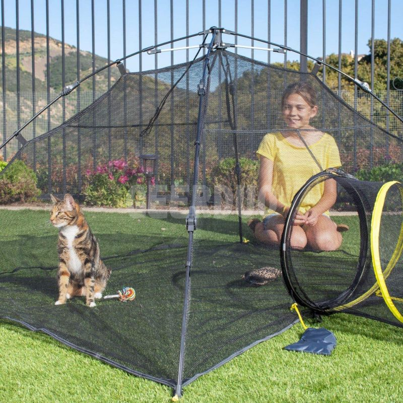 Outdoor Cat Enclosures Cat Tunnel, and Playhouse GRDTE-4