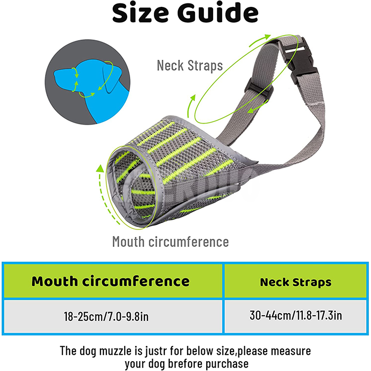 Anti-Biting Barking Pet Muzzles Mouth Cover GRDHM-3