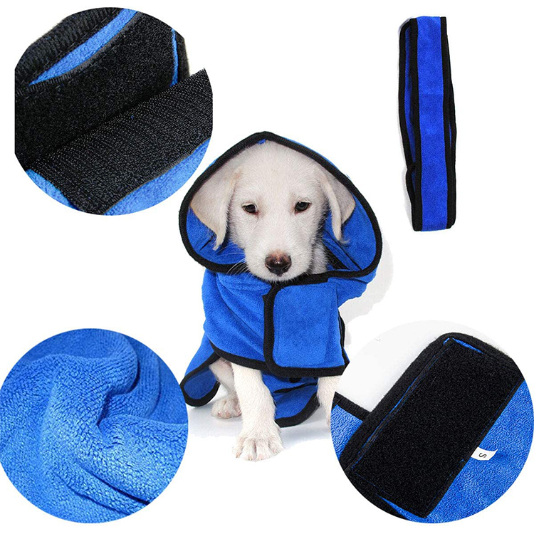 Dog Bathrobe Quick Drying Machine Washable GRDGB-5