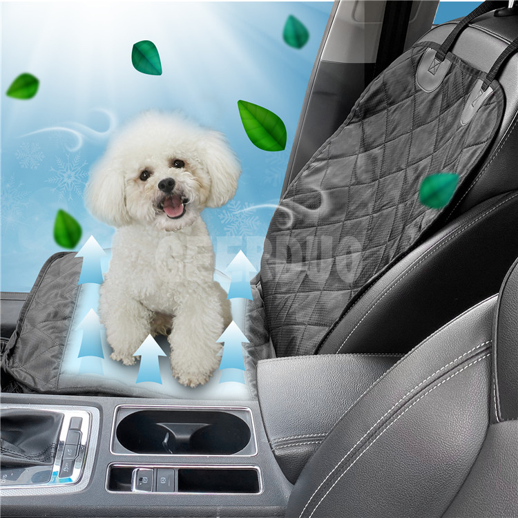  Nonslip Icey Pet Car Seat Protector Dog Front Seat Cover for Cars GRDSF-9