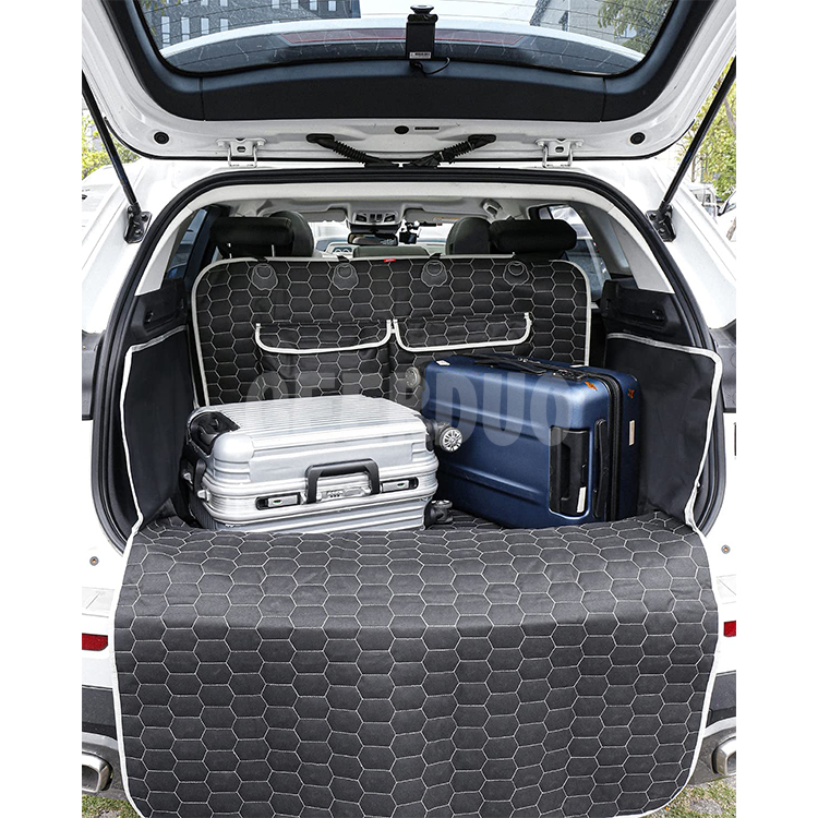 Waterproof Cargo Cover Pet Trunk Mat with Bumper Flap Protector GRDSC-13