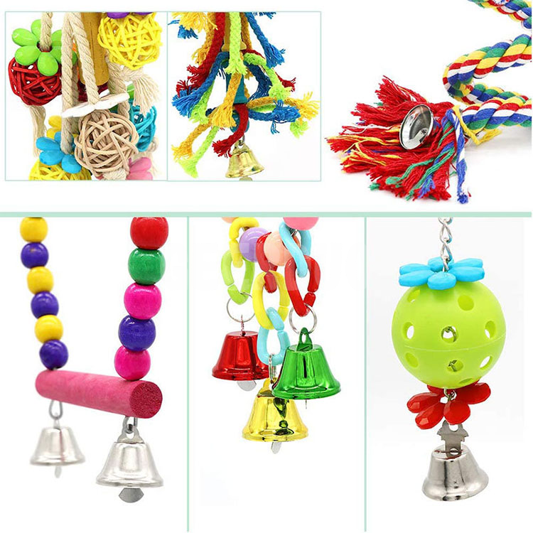 Bird Chewing Toys Foraging Shredder Toy Set GRDTO -3